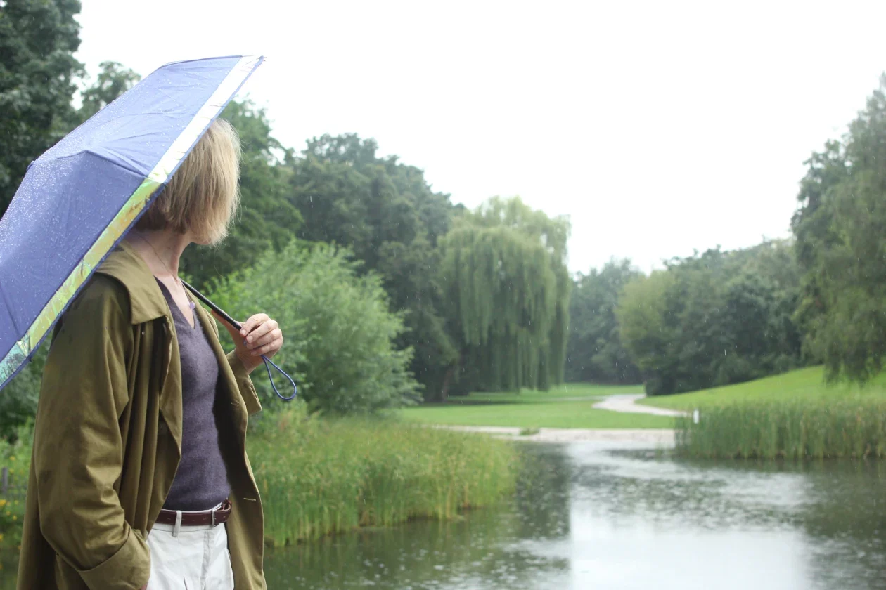 Gesa Gordon im Park